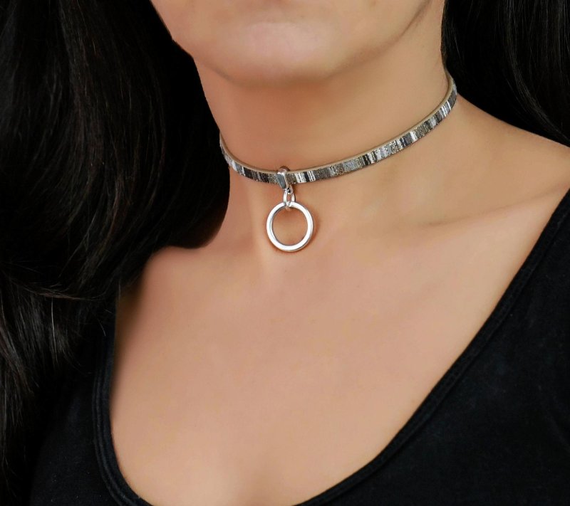 Metal mudfire, Choker collar, Choker Necklace