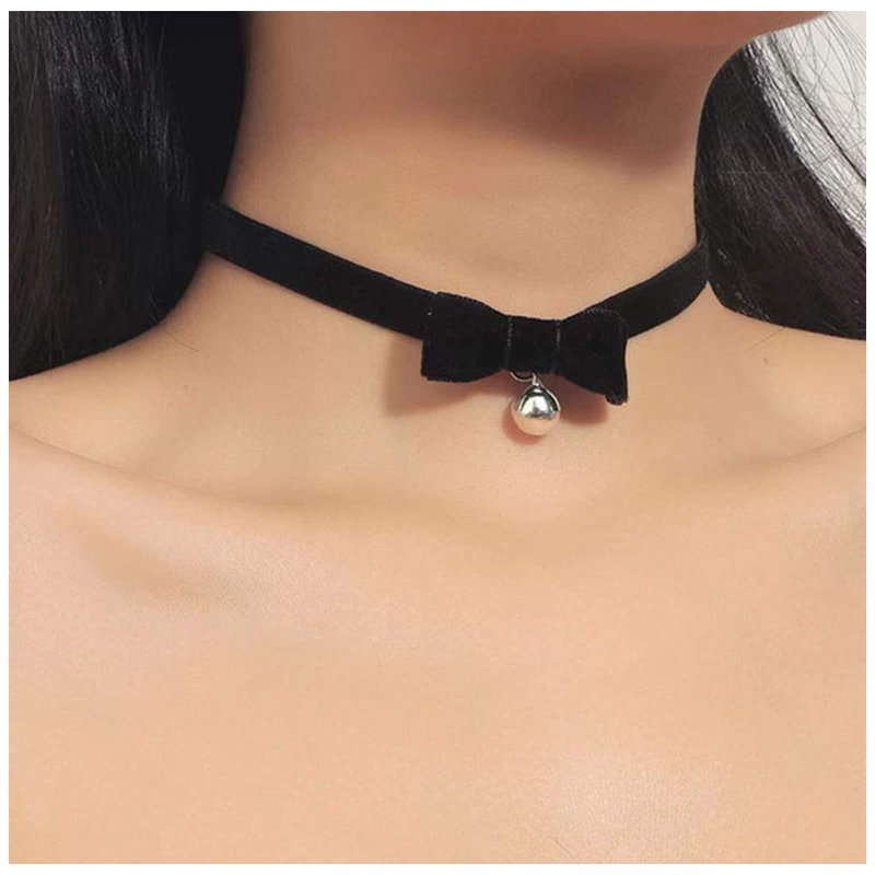 Choker with a bow, Choker Necklace, Choker in style