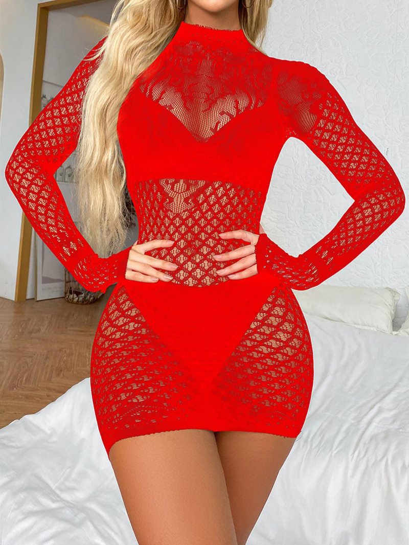 Mini dress in a net, Dress in a net, Mini dress grid