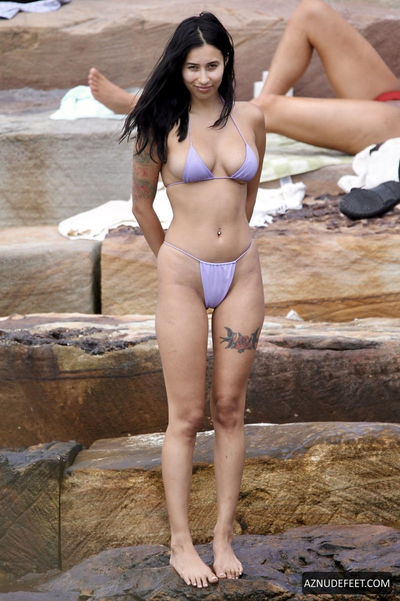 Girl, Bikini, In a bikini on the beach