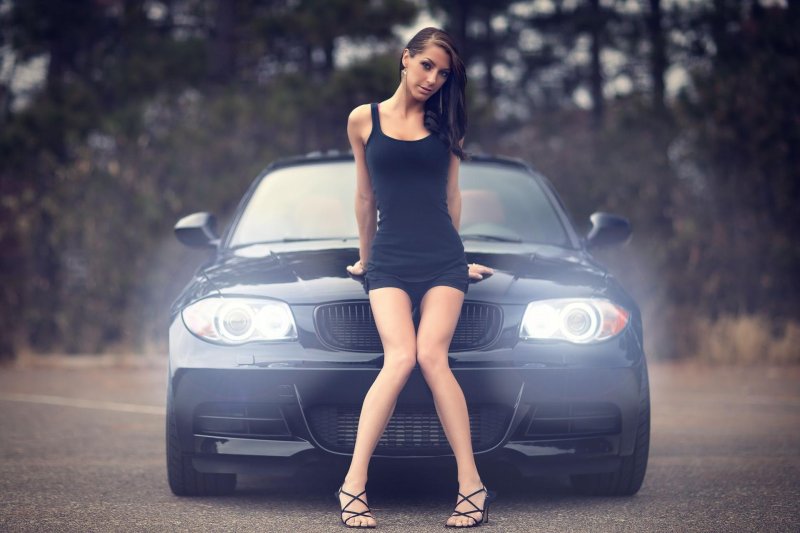 Bmw E and Girls, Bmw Girl, Girl with a car