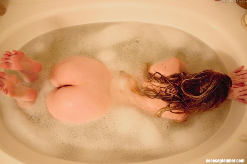 Girl in the bathroom, In the bathroom, Naked girl in a bath