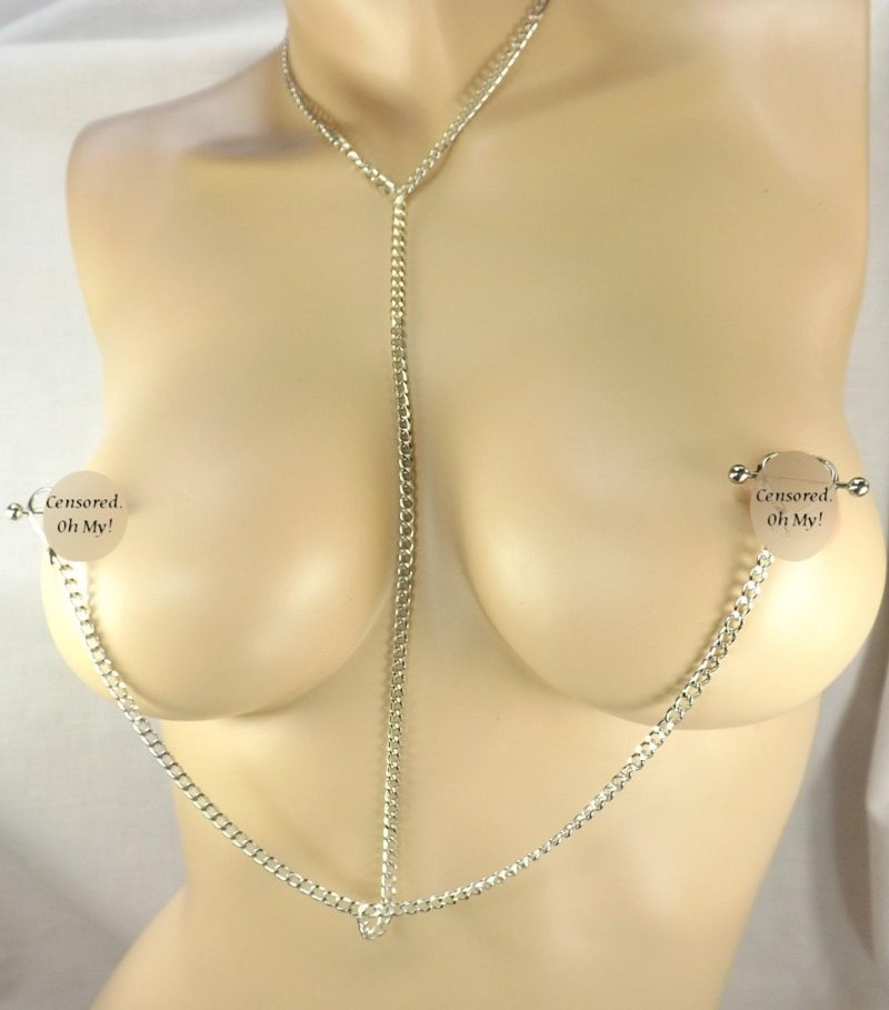 A chain on the nipples, Nipple chain, A chain on the chest