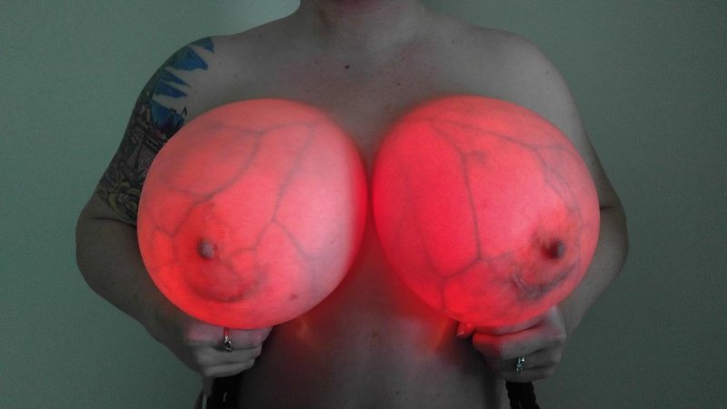 Lumining silicone breast, Silicone breast porn, Giant tits