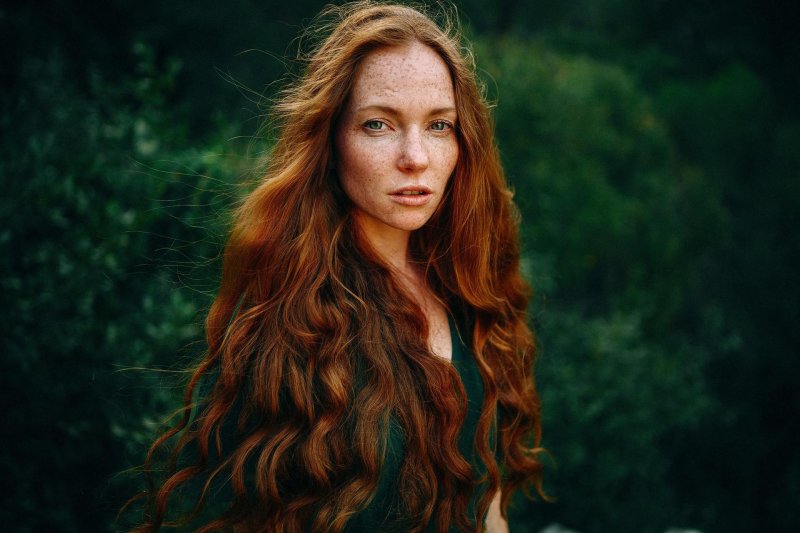 Alexandra Cherkashin model redhead, Maxim Gustarev, Red girl